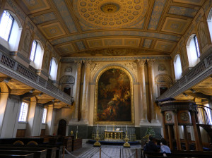 Chapel at Old Royal Naval College in Greenwich, England