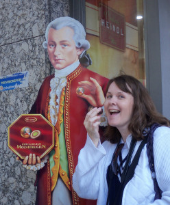 Mozartkugeln in Vienna, Austria