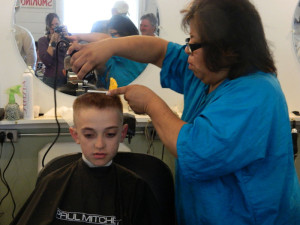 Elvis Haircut Day 2014 at Fort Chaffee